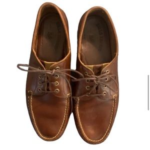 Rancourt Classic ranger moccasin brown size 10D natural vibram sole